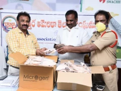TANA Secretary Ravi Potluri helps to Poor People