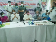 TANA and Red Cross Distributed Masks in Repalle 9 May 2020