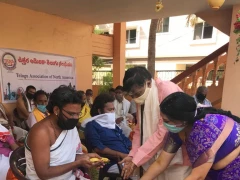 TANA donated Rice and Groceries in Hyd 30 May 2020