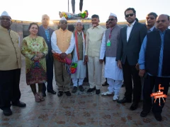 CBN pays Floral Tribute to Mahatma Gandhi in Dallas