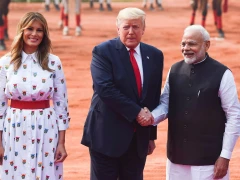 Donald Trump Visits Rashtrapati Bhawan