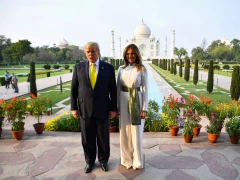Donald Trump Visits Taj Mahal