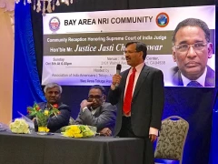 Meet and Greet with Justice Jasti Chelameswar in CA