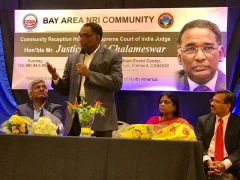 Meet and Greet with Justice Jasti Chelameswar in CA