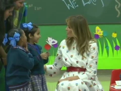 Melania Trump Visits Delhi Govt School