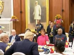 Ramnath Kovind Hosts Dinner for Donald Trump