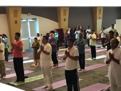 Sujana Chowdary Participates Yoga in Milpitas