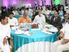 AP Govt Hosts a Tea Party to CJI NV Ramana