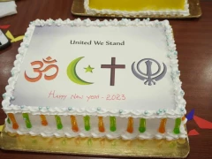 Celebrating and Spreading messages through designer cakes is a trend for this New Year Celebrations
