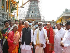Maha Samprokshana SV Temple in Amaravati