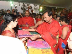 Celebrities Visited Ayutha Chandi Yagam 4th day