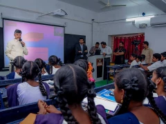 Chandrababu Launches Virtual Classroom