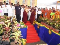 Foundation Laying ceremony of Dr. BR Ambedkar Smriti Vanam
