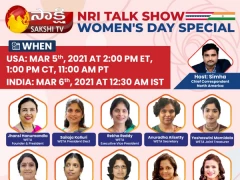 NRI Talk Show Women's Day Special on Mar 5
