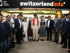 Chief Minister and delegation arrive at Zurich