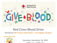 NATS Supported Event: Red Cross Blood Drive in LA on Dec 18
