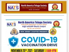 NATS Event - COVID Vaccination Drive in NJ on Nov 20