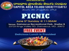 Capitol Area Telugu Society Picnic on June 5