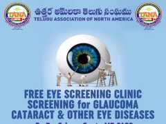 TANA is Conducting Eye Screening Clinic  on June 18
