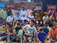 NATA Team visited Asha Jyothi Handicapped Welfare Society in Hanuman Junction