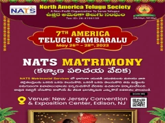 NATS Sambaralu Invitation - Matrimony Participation