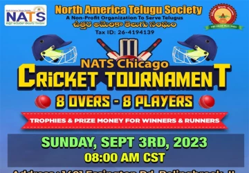 NATS Cricket Tournament on Sept 3