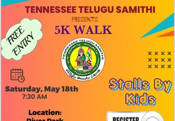 Tennessee Telugu Samithi 5K Walk on May 18