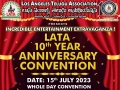 LATA 10th Year Anniversary Convention on July 15, 2023