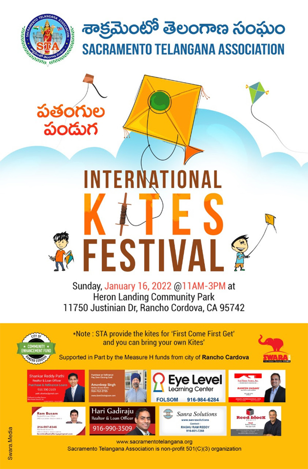 STA International Kite Festival on Sunday, January 16, 2022