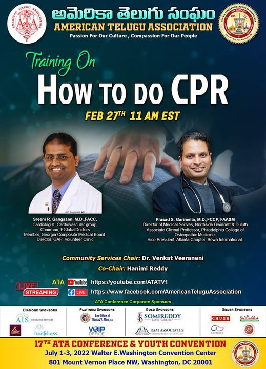 ATA Training on How to do CPR on Feb 27th