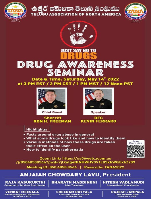 Drug Awareness Seminar on May 14