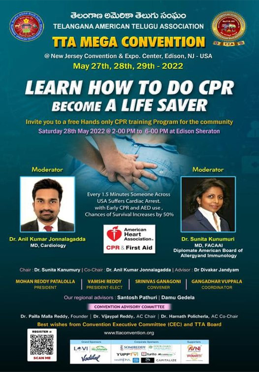 TTA Mega Convention 2022 Learn How to do CPR  Become A Life Saver
