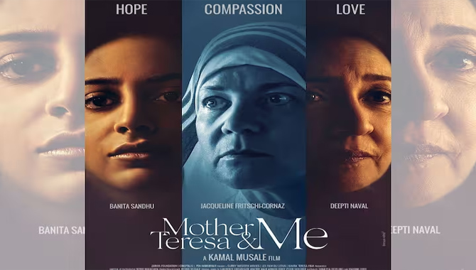 The First poster of 'Mother Teresa & Me' by Kamal Musale