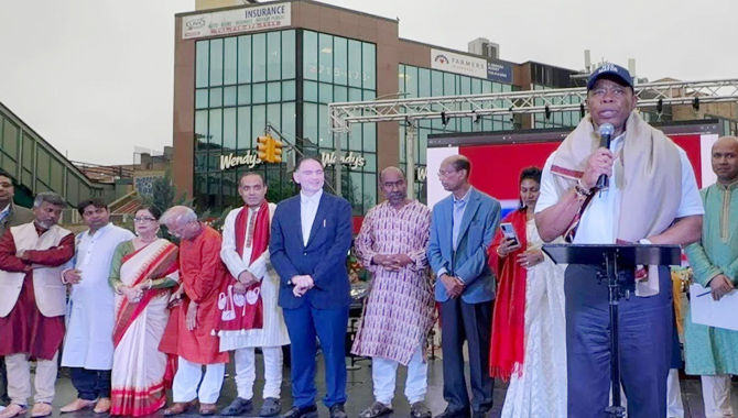 Eric Adams & Diip Chauhan Celebrated Pohela Baisakh & Bangladeshi New Year in NY City