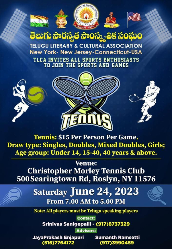 TLCA Tennis Tournament on June 24