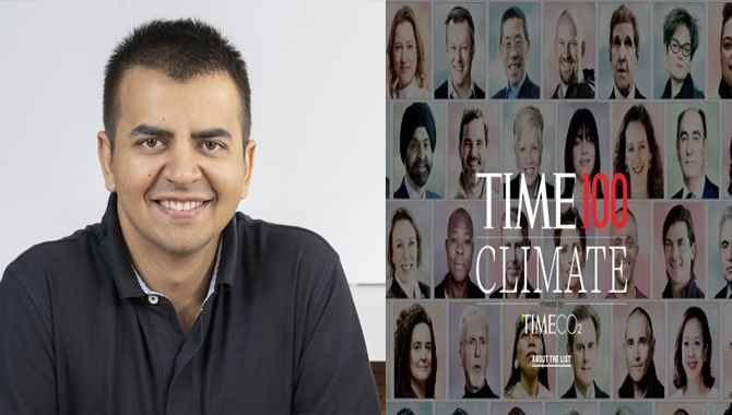 Bhavish Aggarwal recognized on the inaugural TIME100 Climate List