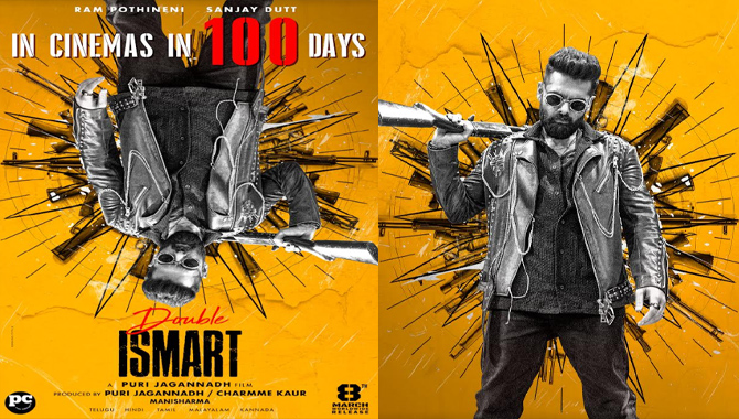 Ram Pothineni Crazy Indian Project Double iSmart In Cinemas In 100 Days On  March 8th