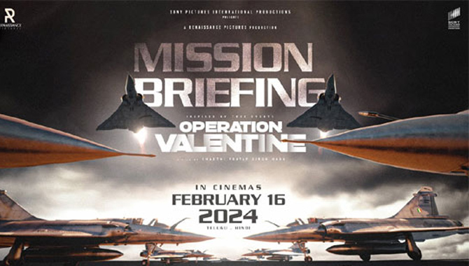 Operation Valentine Releasing On Feb 16 2024,Teaser Soon