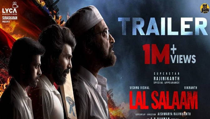 Lal Salaam Telugu Trailer: Moideen Bhai's Power