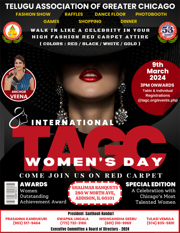 TAGC Women's Day, March 9th 2024