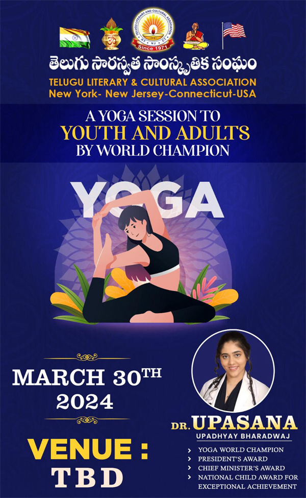 TLCA Yoga Session by Dr. Upasana Bhardwaj on Mar 30