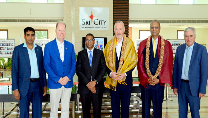 Ambassador of Belgium Commends Sri City's Vibrant Industrial Landscape