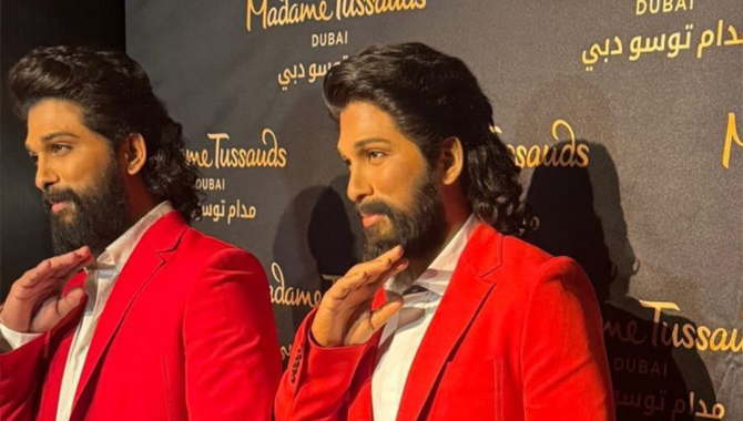 Allu Arjun is the first actor from South India to have wax statue at Madame Tussaud’s in Dubai