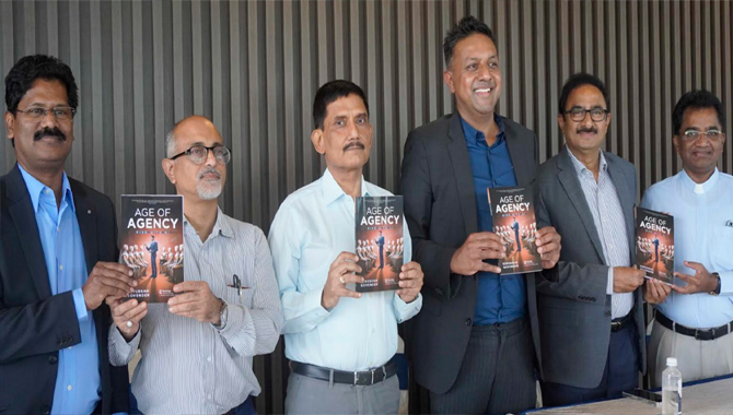 The book "Age of Agency” authored by South Indian-origin, South African and former Microsoft executive Kerushan Govender launched