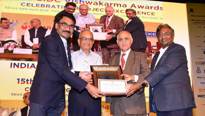 Ramky Infrastructure Limited Triumphs with Multiple Accolades at 15th CIDC Vishwakarma Awards 2024