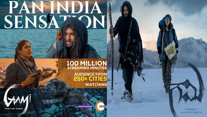 Vishwak Sen's "Gaami" going great guns on ZEE5 with 100 million streaming views