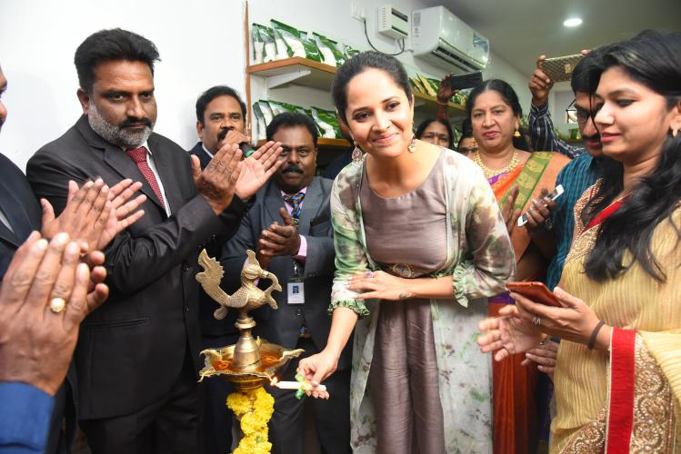 Anasuya launches Country Mall Retail store at Khairtabad