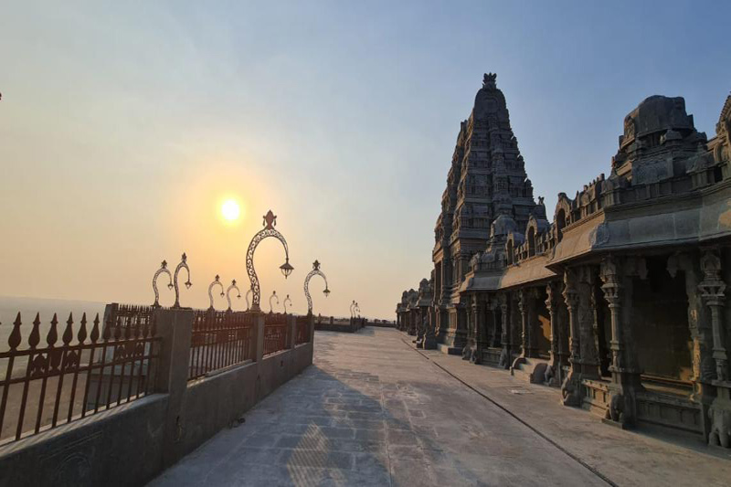 Yadadri Temple Construction