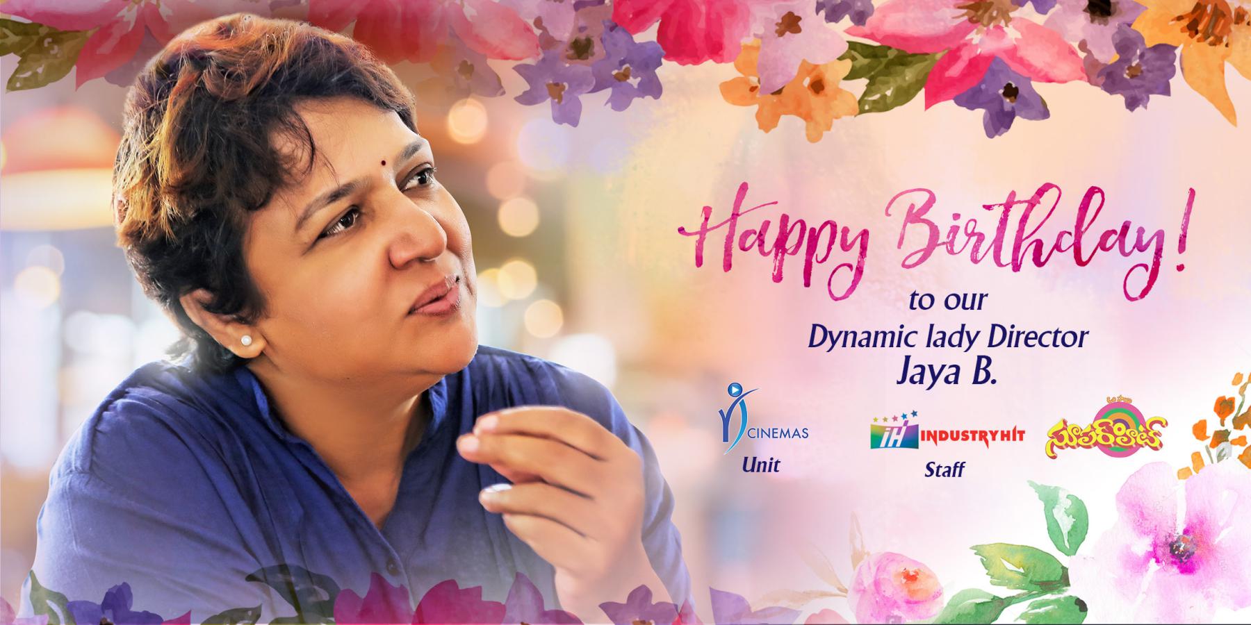 Director B Jaya Birthday Posters