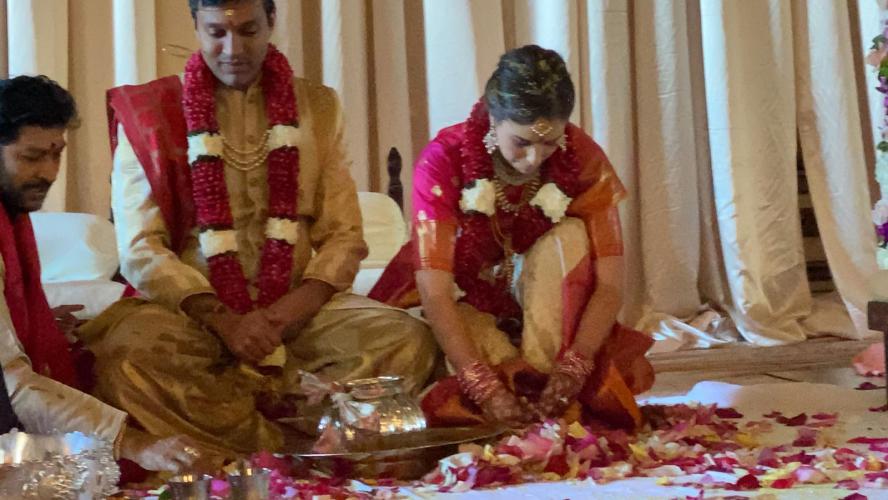 Rahul Komati Wedding with Isabella